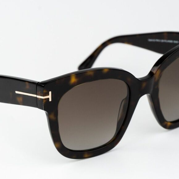 Tom Ford Women Sunglasses Havana Brown Gradient Polarized BEATRIX FT0613/S 52H - Picture 5 of 13